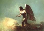Odilon Redon The Winged Man or the Fallen Angel oil painting